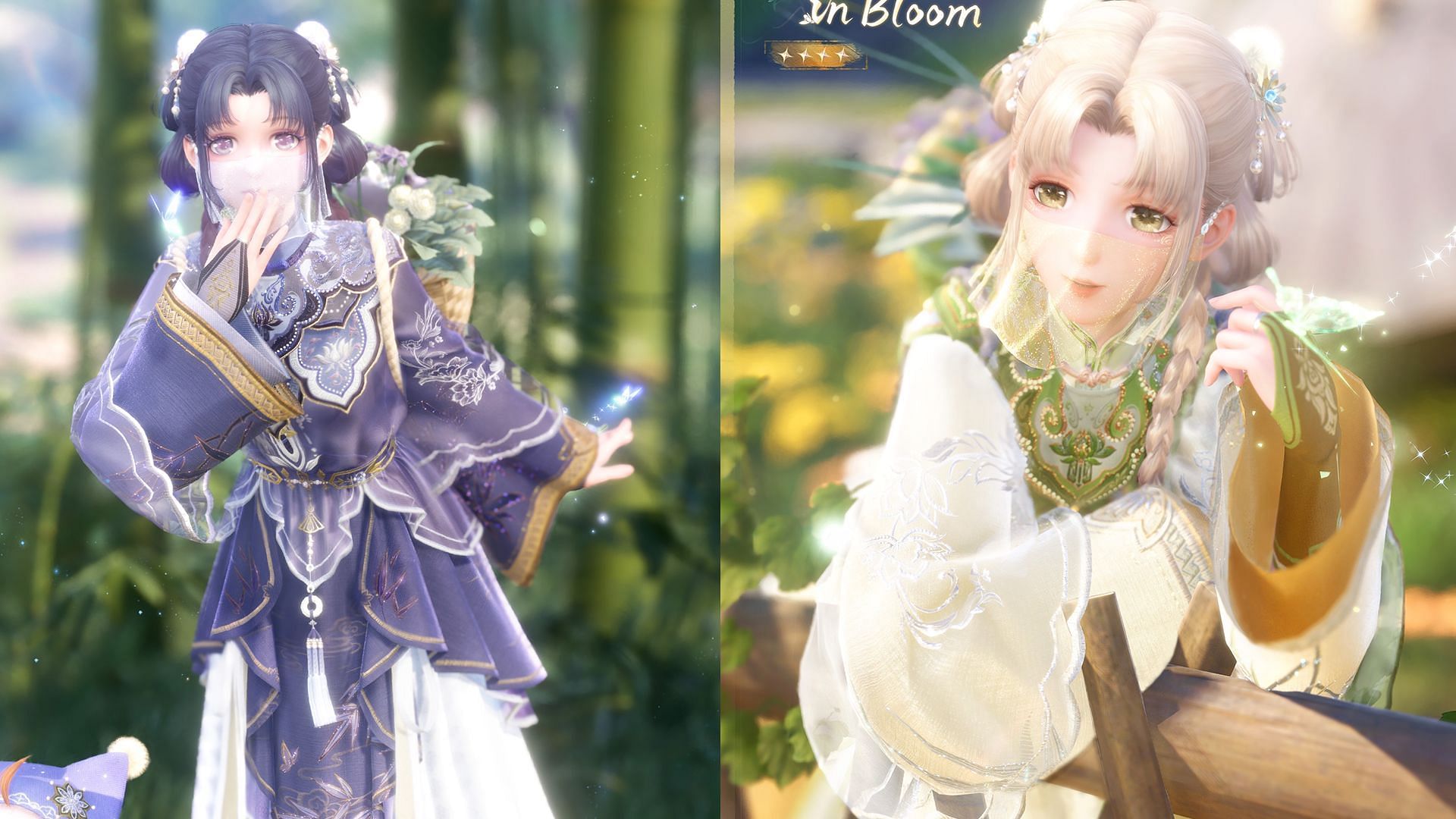 Thought in Bloom outfit evolutions (Image via Infold Games)